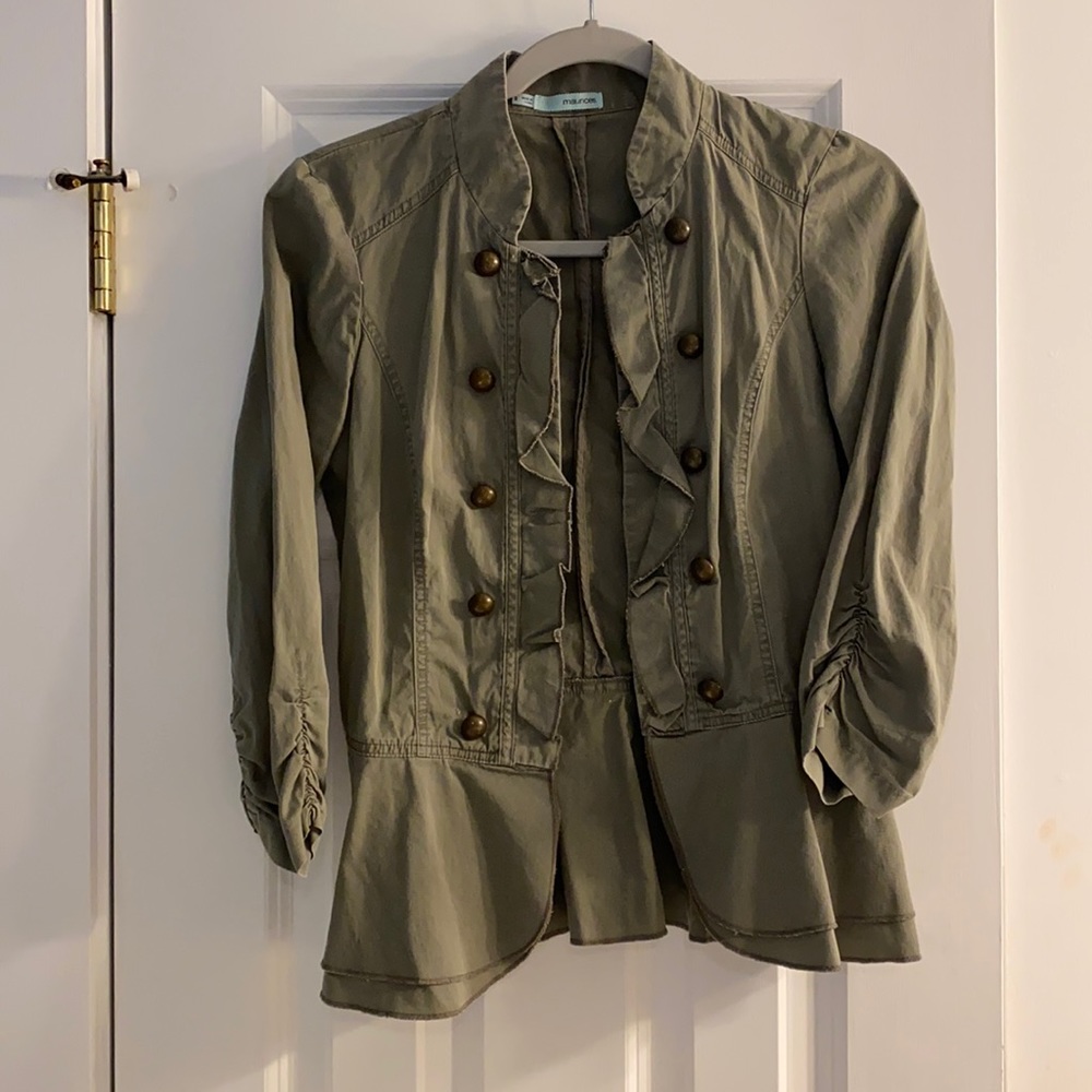 Olive Green Fashion Jacket